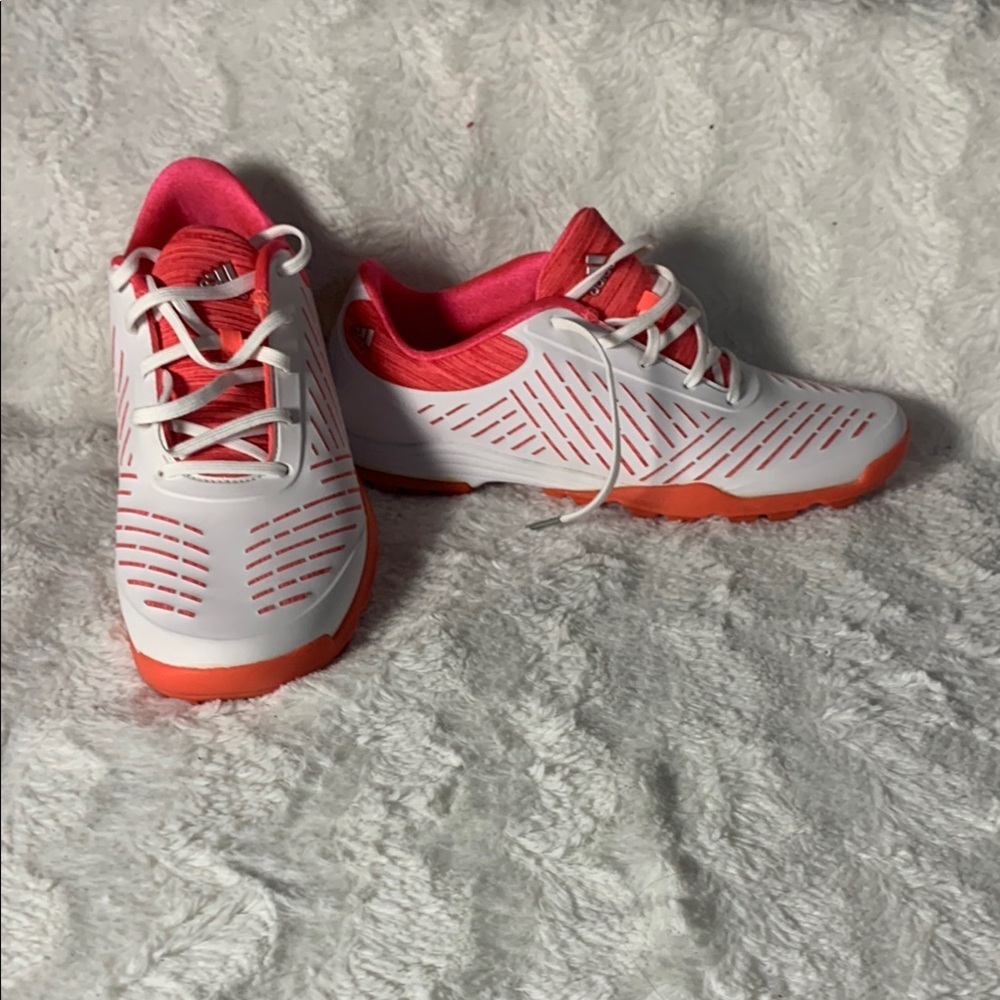 ADIDAS ADIPURE SPORT 2.0 Stylish White and Pink Women's golf Athletic Shoes
